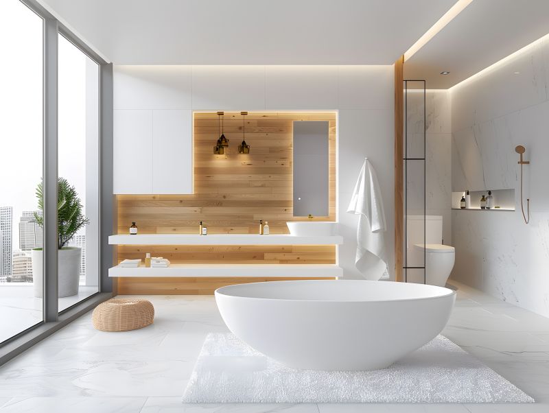 Elegant Bathtub Setup